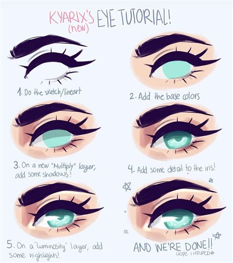 kyarix on Instagram: A new eye tutorial if anyone needs it!! idk if ...