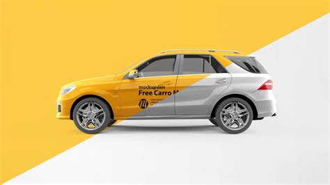 Free Carro Mockup PSD Template - Mockup Den