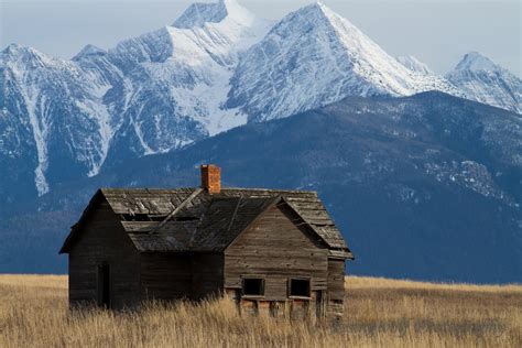 Old homestead in Western Montana