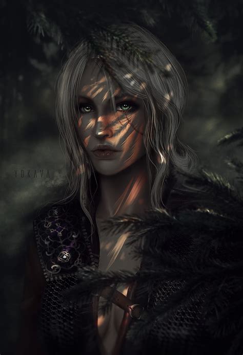 1920x1080px, 1080P free download | Digital art, artwork, Ciri (The Witcher), fan art, Ciri ...