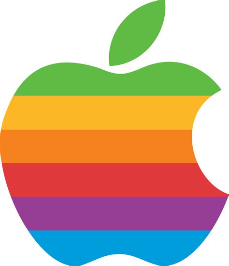 L'origine de la pomme croquée multicolore d'Apple est... - 7detable.com