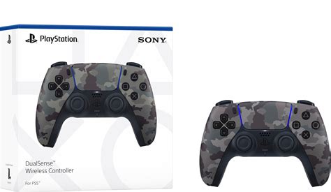 Sony PlayStation 5 DualSense Wireless Controller Gray Camouflage 1000039944/1000030611 - Best Buy