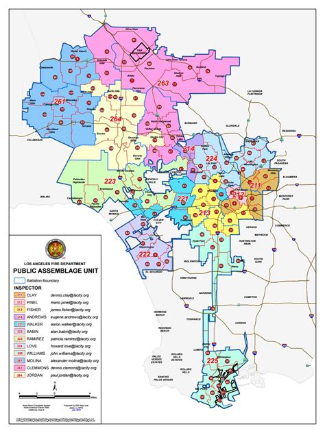 Lafd Station Map