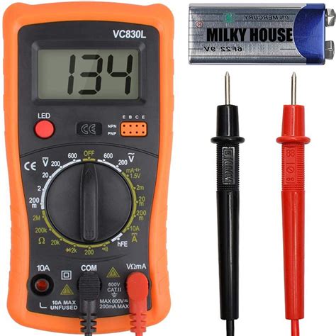 Digital Multimeter Pocket Clamp Multimeters Multi Tester Voltmeter ...