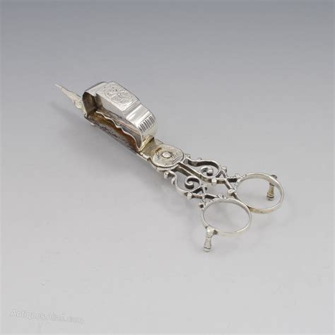 Antiques Atlas - Georgian Silver Candle Snuffer Scissors 1770