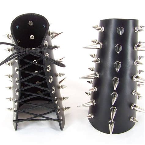 Spiked Leather Gauntlet ea. | Etsy