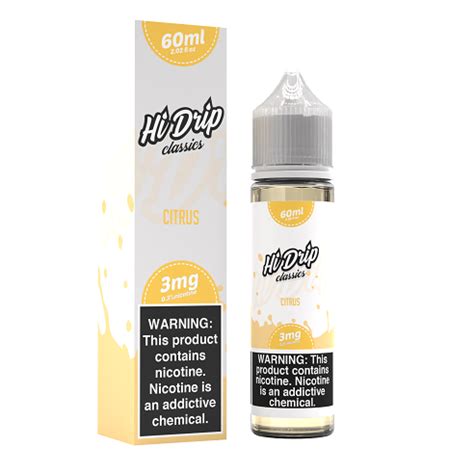 Hi Drip Classics Citrus 60ml Vape Juice - 3MG - Element Vape