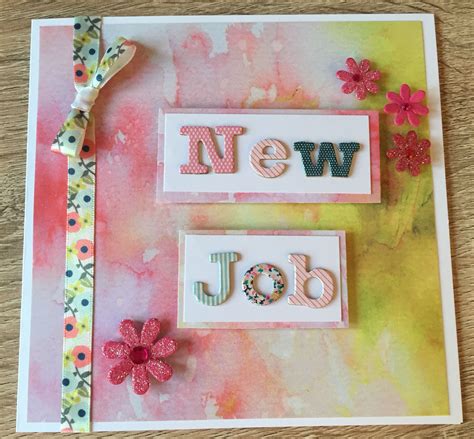 New Job Card | Job cards, New job card, Cards handmade