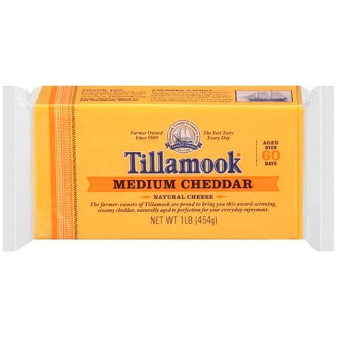 Tillamook Medium Cheddar Cheese from H-E-B - Instacart