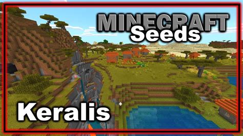 Incredible Stronghold Ravine Mineshaft Village Seed! | Keralis (Minecraft Bedrock Edition Seeds ...