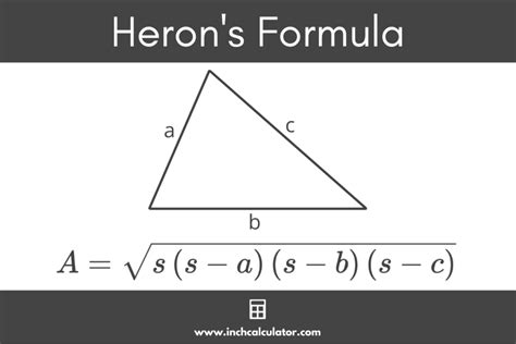 Heron's Formula Calculator - Inch Calculator