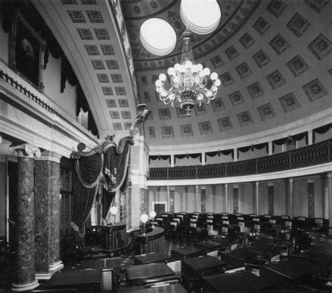 Old Senate Chamber At the US Capitol Us Capitol, Parliament, Chamber, Looking Up, Senate, Int ...