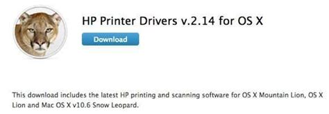 Fix “Cannot Install the Software for Printer” on OS X