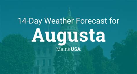 Augusta, Maine, USA 14 day weather forecast