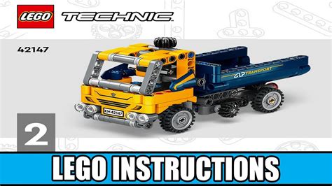 LEGO Instructions | Technic | 42147 | Dump Truck (Book 2) - YouTube