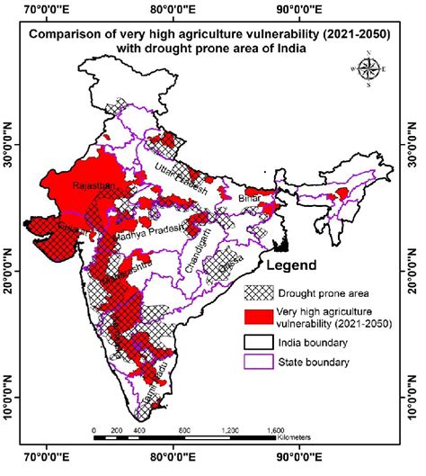 Very high agriculture vulnerability vs. drought-prone area of India. | Download Scientific Diagram