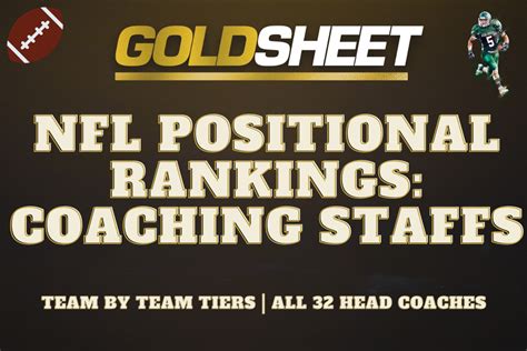 2023 NFL Coach Rankings | Goldsheet