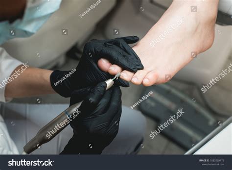 Professional Hardware Pedicure Using Electric Machinepatient Stock Photo 1033539175 | Shutterstock