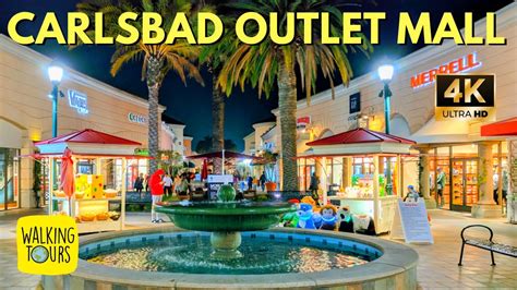 Carlsbad Premium Outlet Mall | San Diego Travel | 4K Walking Tour - YouTube