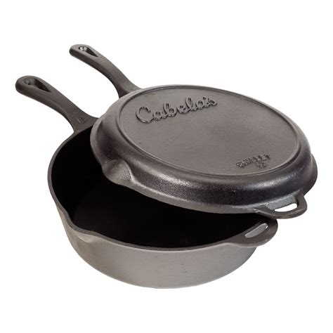 Cabela’s® Outfitter Series Cast-Iron Deep Skillets | Cabela's Canada