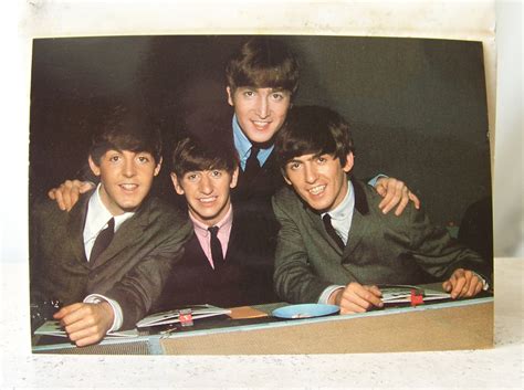 Vintage Beatles Postcard Fab Four Rock Group by CynthiasAttic