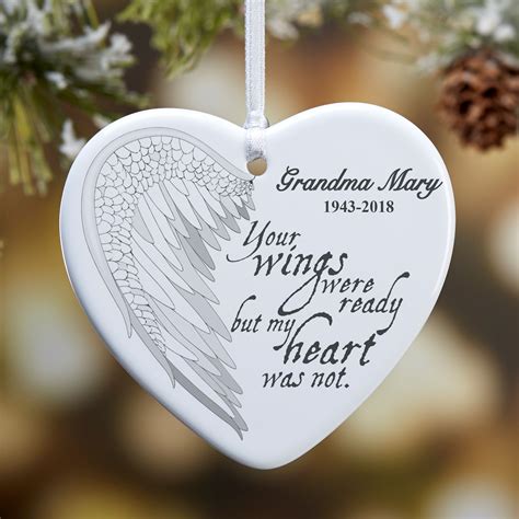 Pin by Teresa Brooks on Christmas ornaments | Memorial ornaments, Heart ...