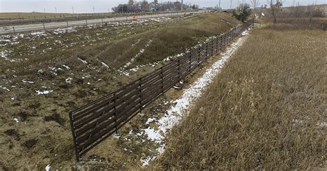 Slowing Blowing Snow: I-94 Snow Fence Project Aims to Improve Winter ...