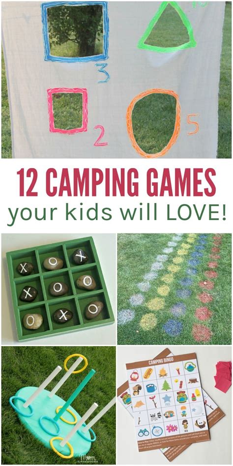 13 Fun Camping Games Kids Will Love - Glue Sticks and Gumdrops