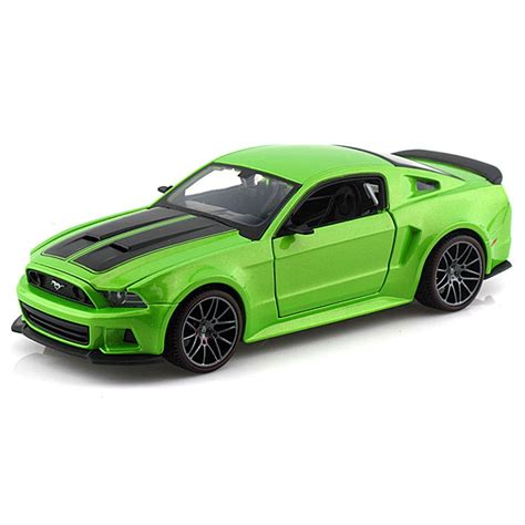 Ford Mustang Street Racer, Green - Maisto 31506 - 1/24 Scale Diecast ...