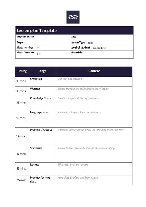 44 FREE Lesson Plan Templates [Common Core, Preschool, Weekly]