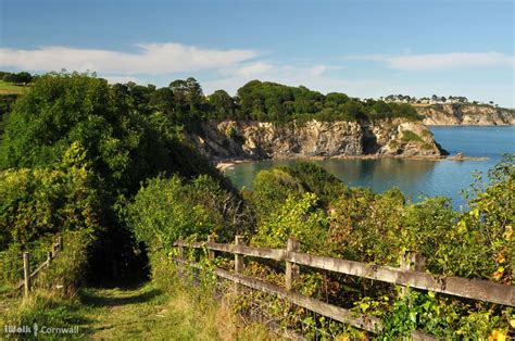 The coast path near Porthpean, Cornwall | Places in cornwall, Cornwall england, Coast path