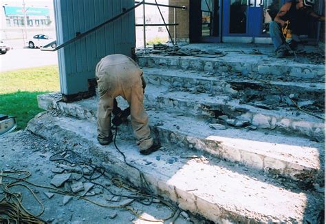 Concrete Stair Repair with FLEXKIT | JES Supply Company