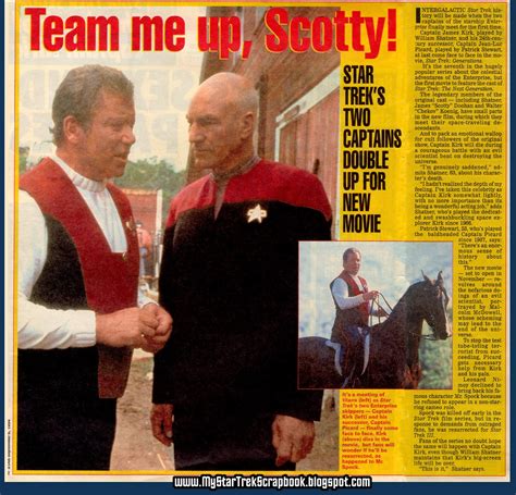 My Star Trek Scrapbook: 1994 article: The Death Of Captain Kirk