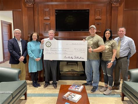 $35K Donation Received From Kentucky Ballistics | Mayfield Graves ...