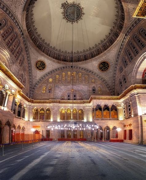 Premium Photo | Blue mosque interior