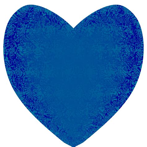 Squiggle Navy Blue Heart Free Stock Photo - Public Domain Pictures