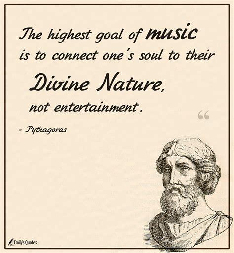 The highest goal of music is to connect one’s soul to their Divine Nature, not entertainment ...
