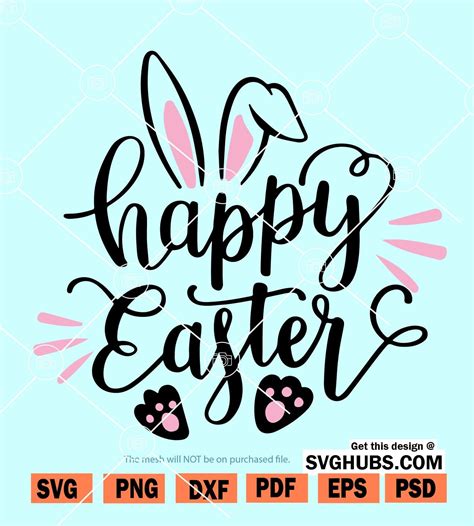 Easter Bunny svg, Easter Svg files for Cricut, Easter rabbit SVG