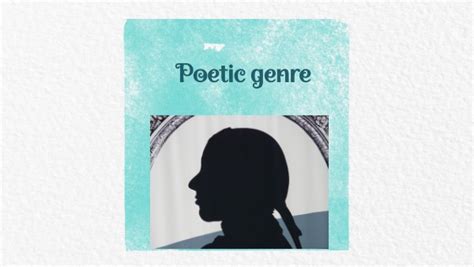 Poetry Genre