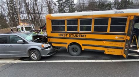 No injuries in crash involving school bus in Esopus, authorities say ...