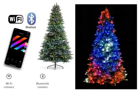 App controlled christmas tree SMART 2,3m - LED Twinkly Tree - 400 pcs ...