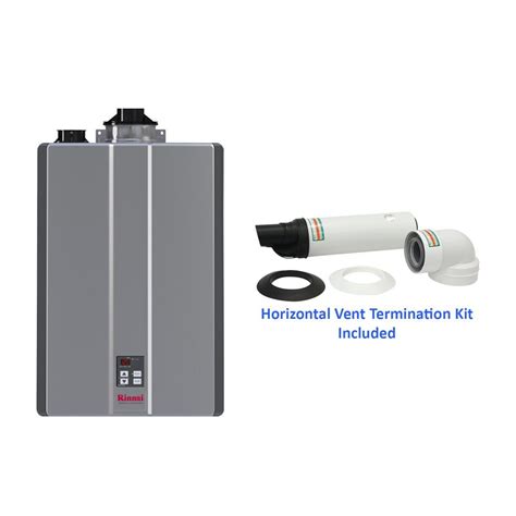 Rinnai Super High Efficiency Plus 9.8 GPM Indoor Residential 199,000 BTU Natural Gas Tankless ...