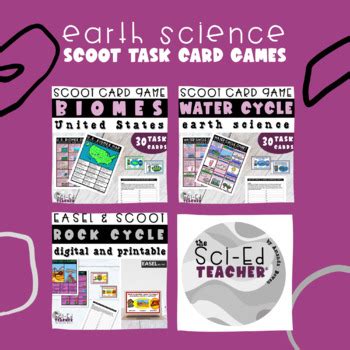 Earth Science Games Bundle by Amanda Bowen - The Sci Ed Teacher | TPT