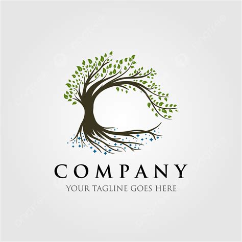 Tree Logo Illustration Design Template Download on Pngtree