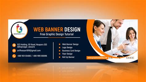 Professional Web Banner Design Free PSD Template – GraphicsFamily