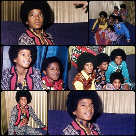 The Jackson 5 and little brother Randy backstage- London, 1972. | Jackson family, Jackson 5 ...