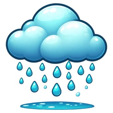 Cloud With Raining Clip Art Transparent Free Download, Raining, Cloud ...