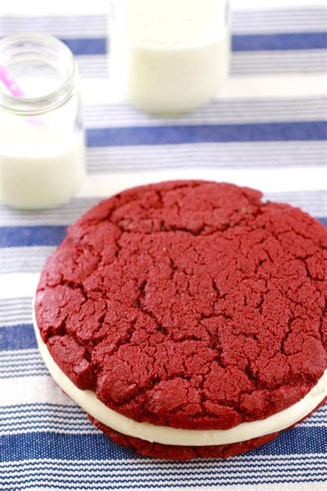 GIANT Single-Serving Red Velvet OREO Cookies - Gemma’s Bigger Bolder Baking