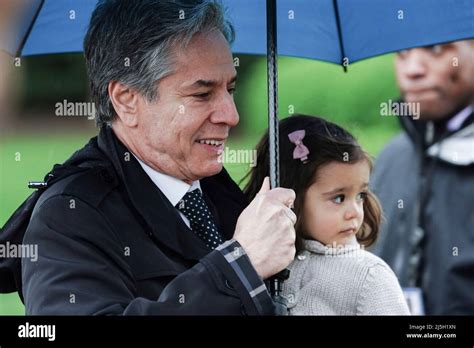 US Secretary of State Antony Blinken during the White House Easter Egg Roll on the South Lawn of ...