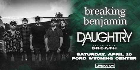 Breaking Benjamin Comes to Casper in April With Daughtry and Catch Your Breath